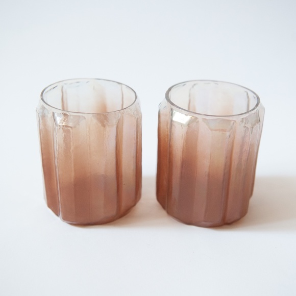 Opalescent Hand Blown Ombre Candle Holders - Picture 6 of 8